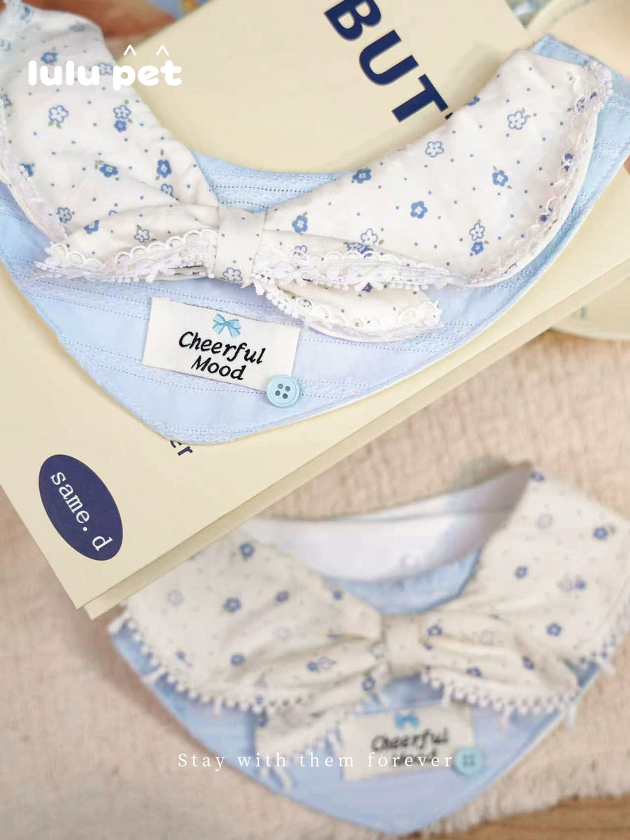 Cloud Bow bandana detail