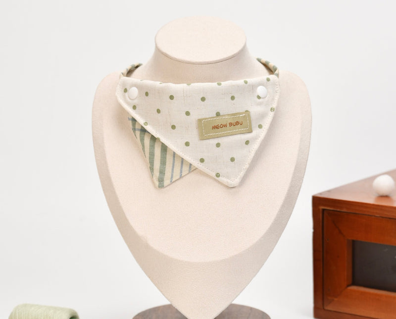 Mint Check Bandana on a mannequin