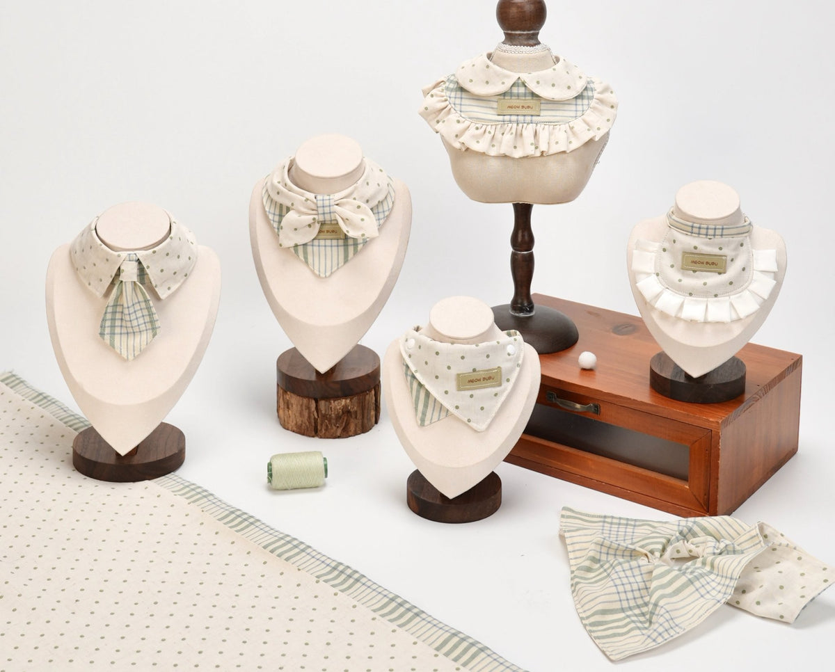 Mint Check collection on mannequins