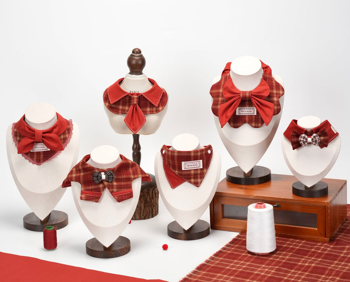New Year Red collection on mannequins