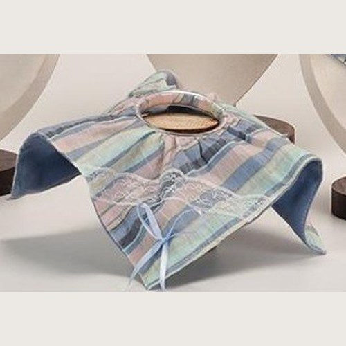 Seaside Blue petal bib