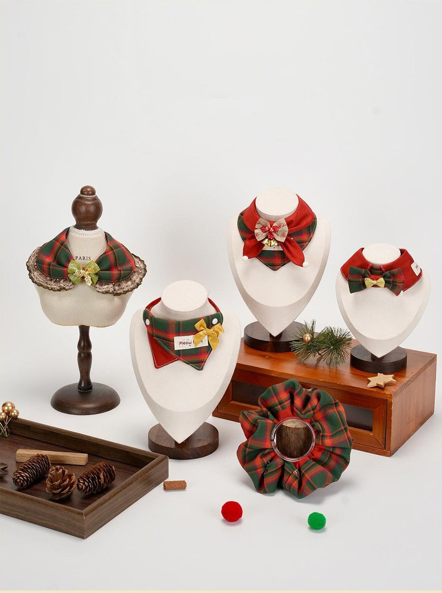 Holiday Tartan collection on display